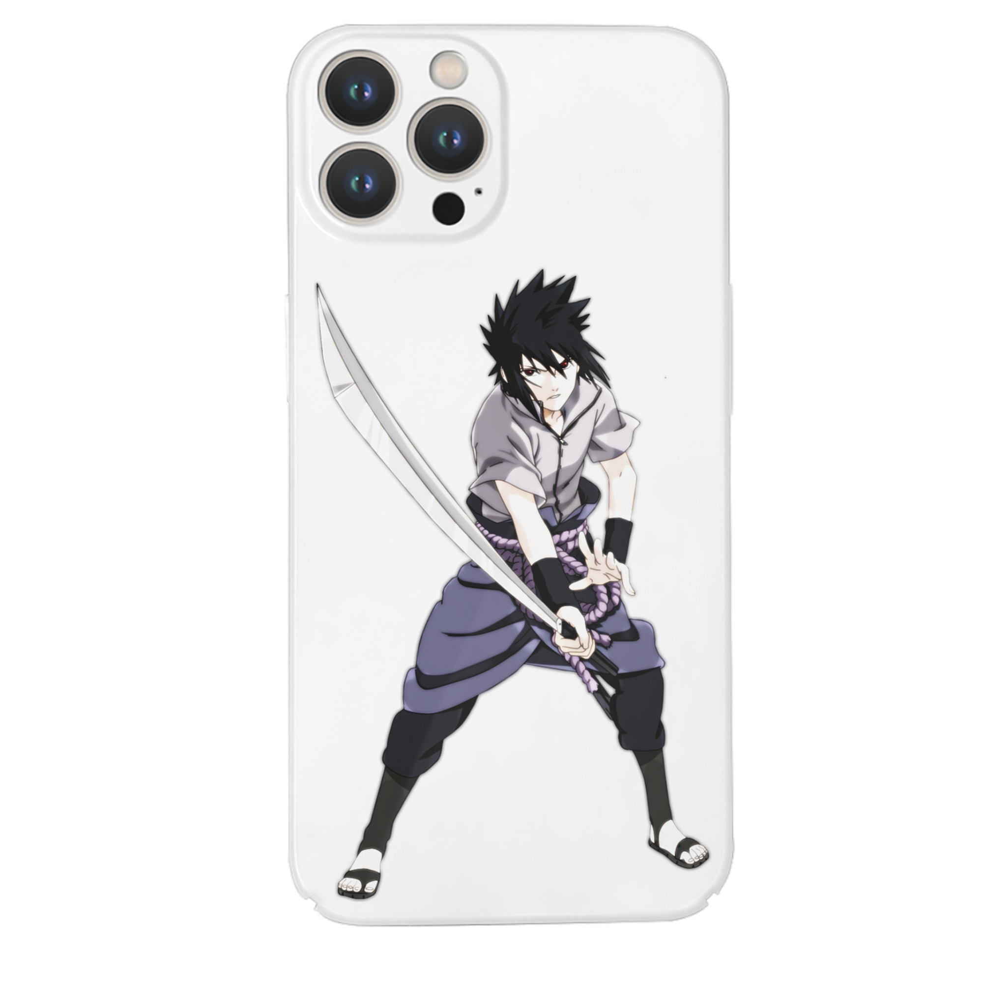 （画像用） NARUTO -ナルト- うちは サスケ Uchiha Sasuke 【iPhone 14シリーズ対応】ハードケース